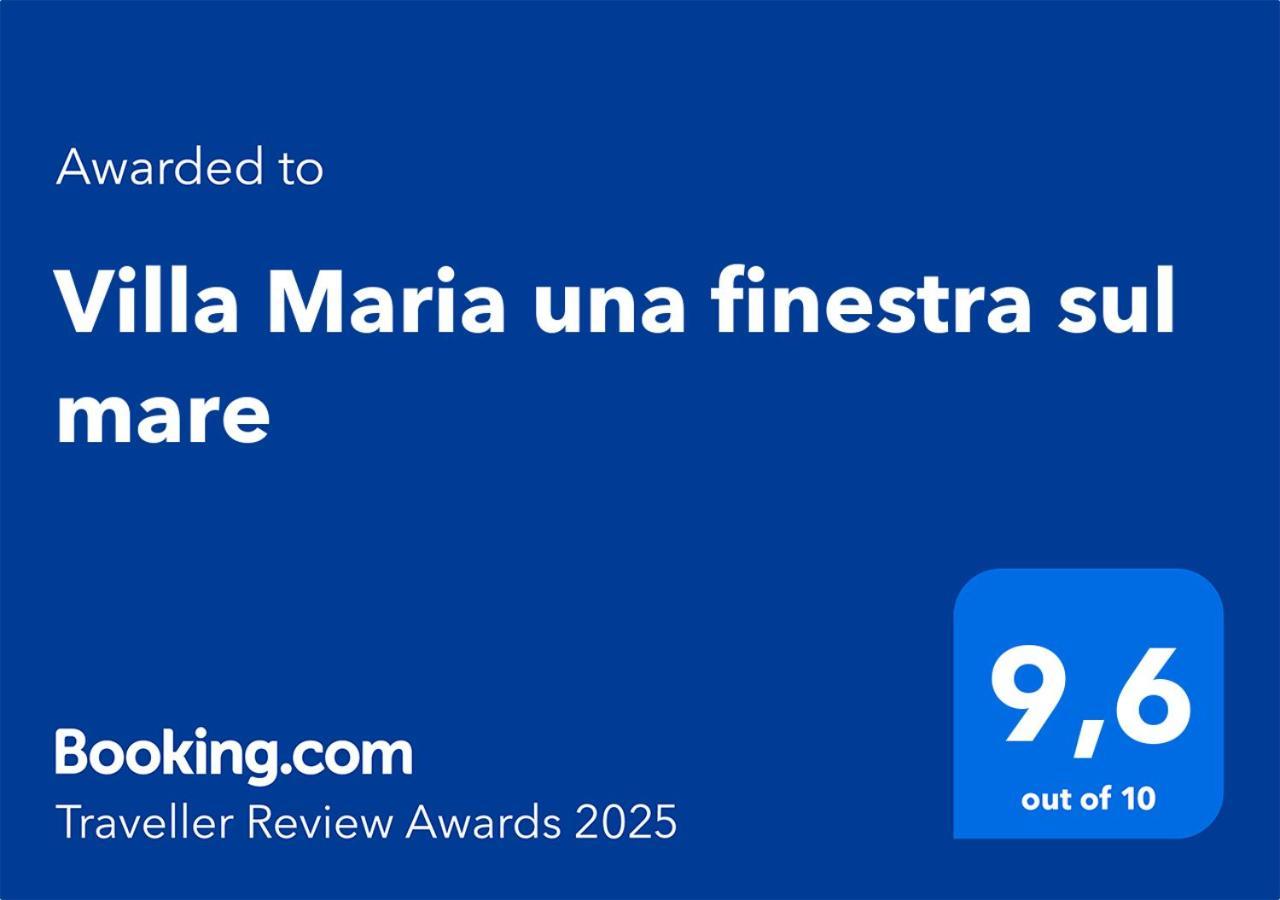 ולדריצ'ה Villa Maria Una Finestra Sul Mare מראה חיצוני תמונה
